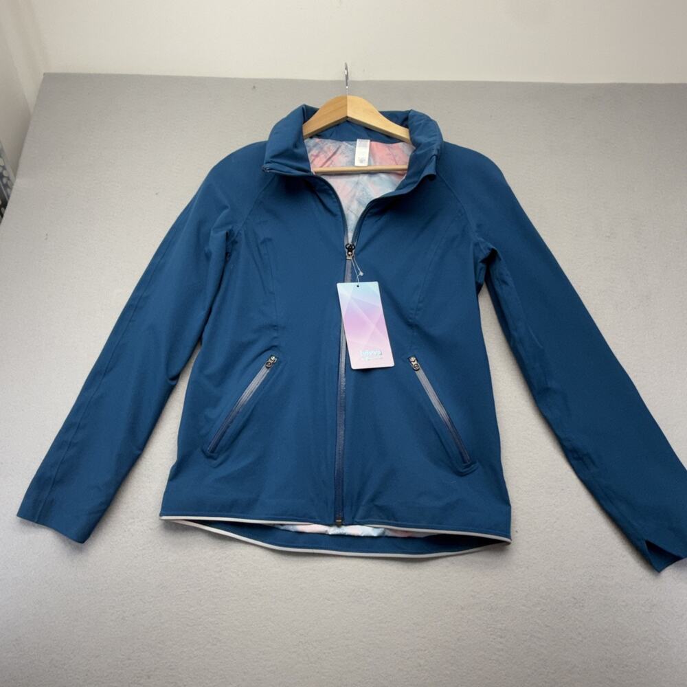NWT Ivivva by Lululemon Wherever You Go Jacket Girls Size 14 Teal Blue IG4502S
